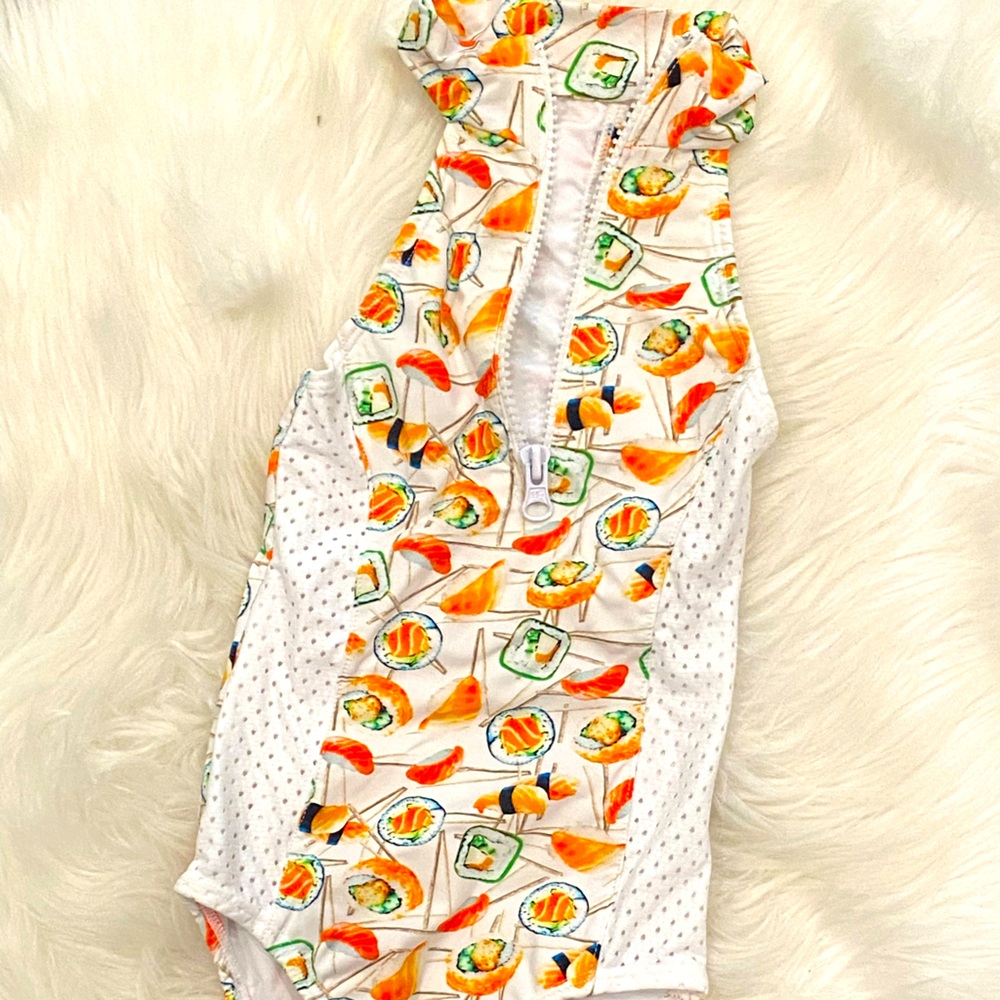 NWOT Sushi one piece 3T girls swim suit!